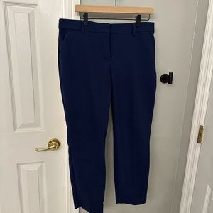Navy ankle dress pant